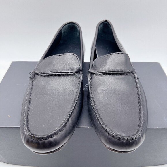 Allen Edmonds Super Sport Mens Driver Loafers Shoes Dress Black Leather US 9 - Picture 4 of 13
